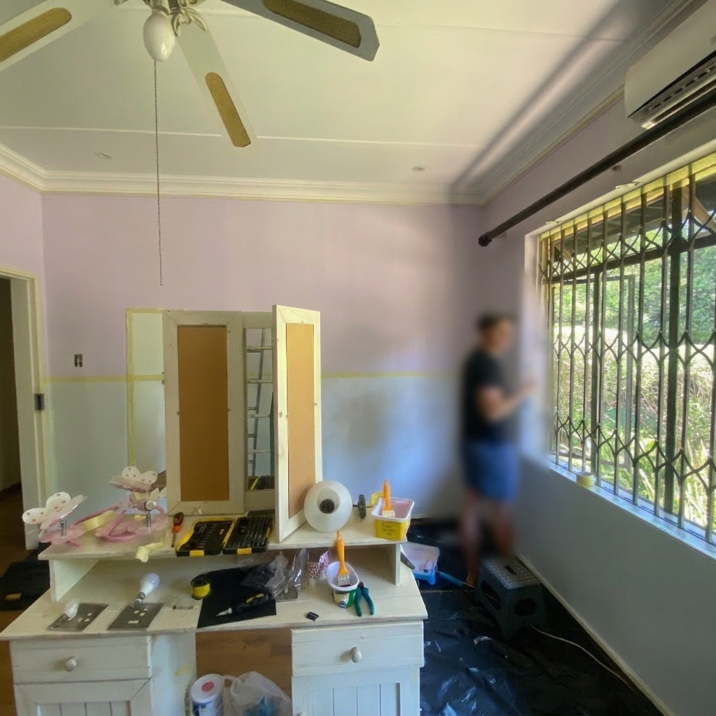 Little girl room before makeover - Fay Furnishings