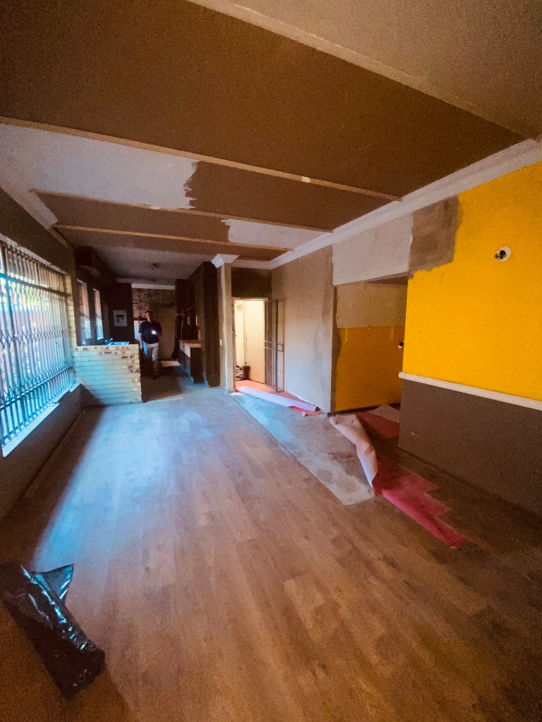 Demolition phase of Centurion dining room - Fay Furnishings